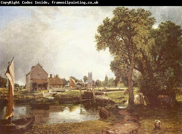 John Constable Schleuse und Muhle in Dedham